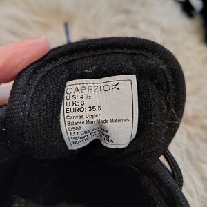 Capezio Black Canvas Shoes